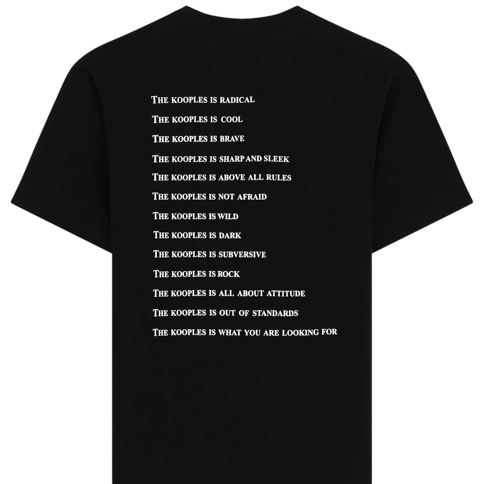 T-shirt What Is Noir Strass