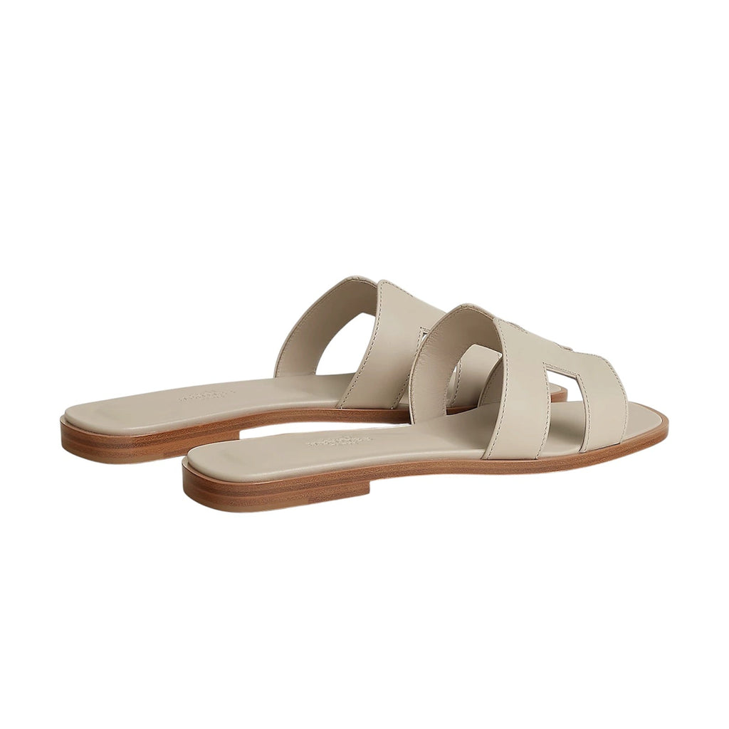 Claquettes H Beige